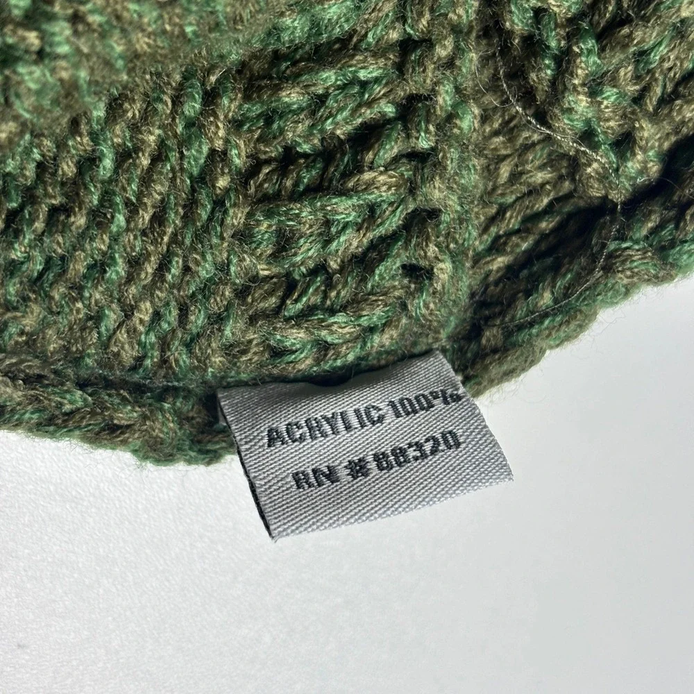 C.C Womens Acrylic Knit Beanie Hat Gorpcore One Size Olive Green